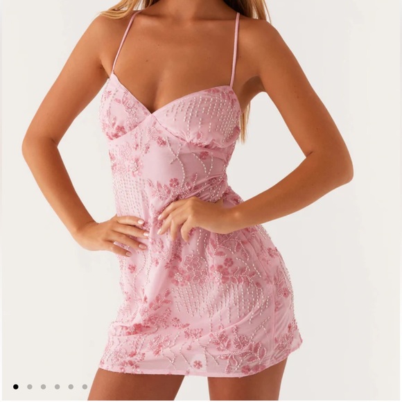 Peppermayo Dresses & Skirts - Vietta Sequin Cami Mini Dress - Pink